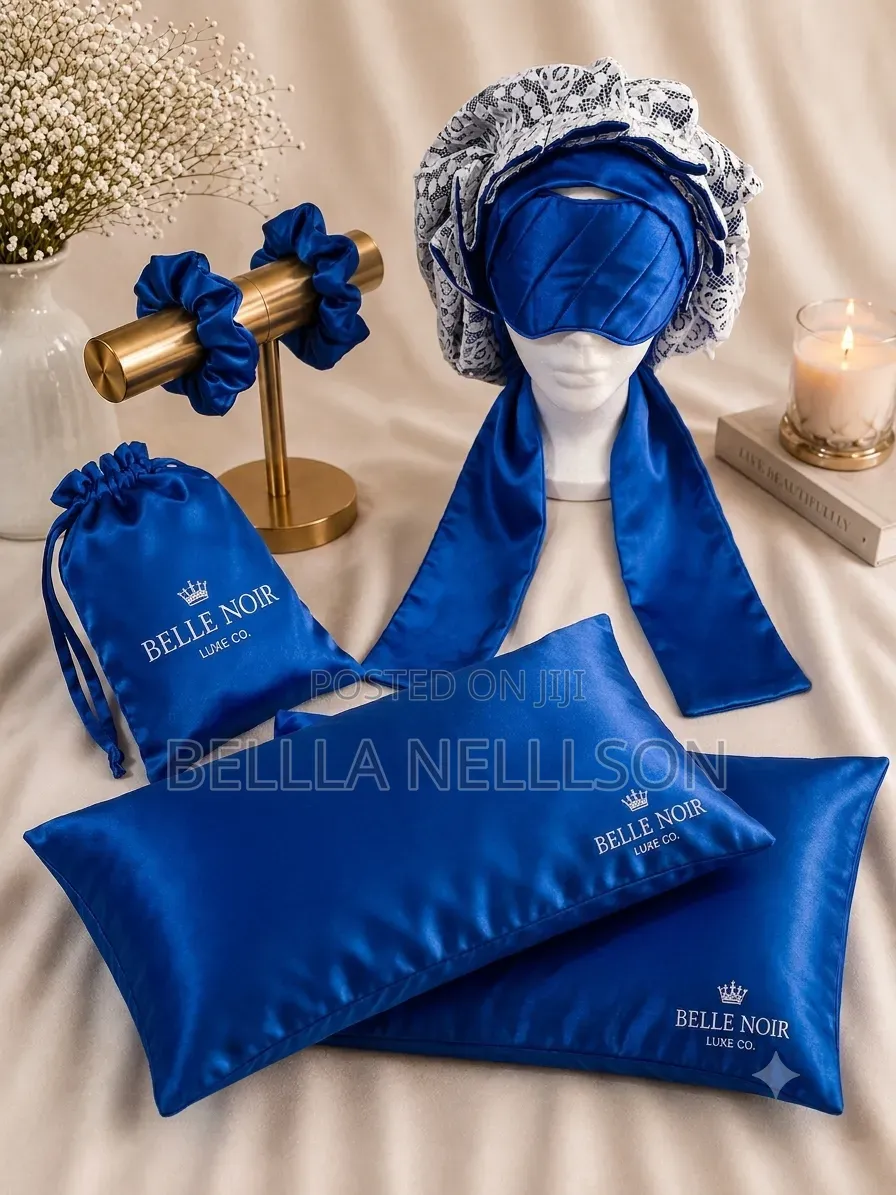 Belle Noir Luxe Chantilly Sleep Haircare Set