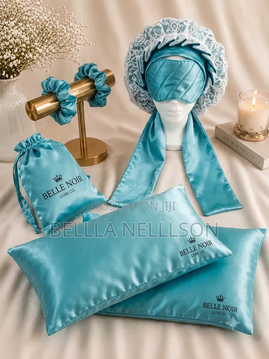 Belle Noir Luxe Chantilly Sleep Haircare Set