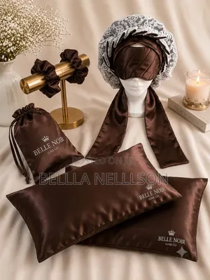 Belle Noir Luxe Chantilly Sleep Haircare Set