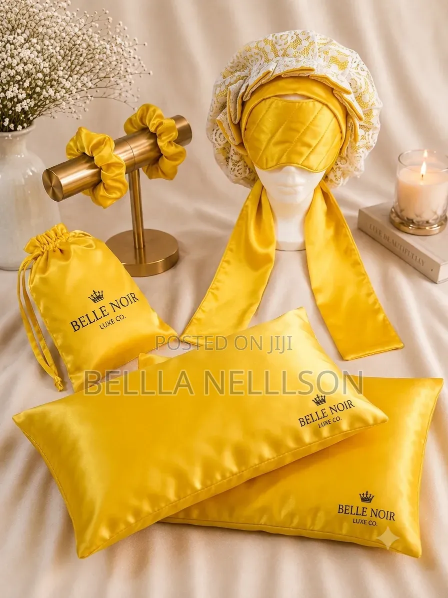 Belle Noir Luxe Chantilly Sleep Haircare Set