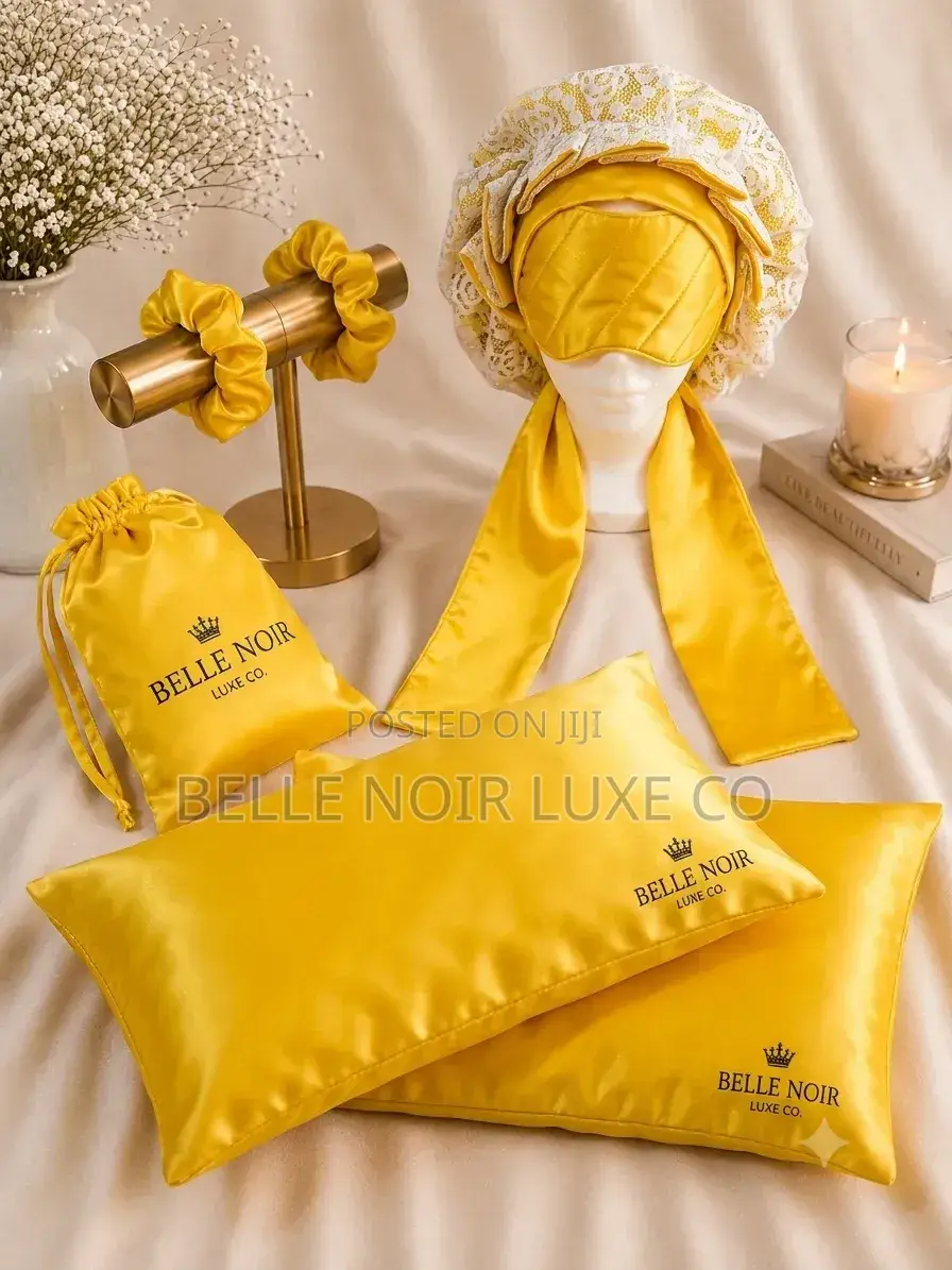 Belle Noir Luxe Chantilly Sleep Haircare Set