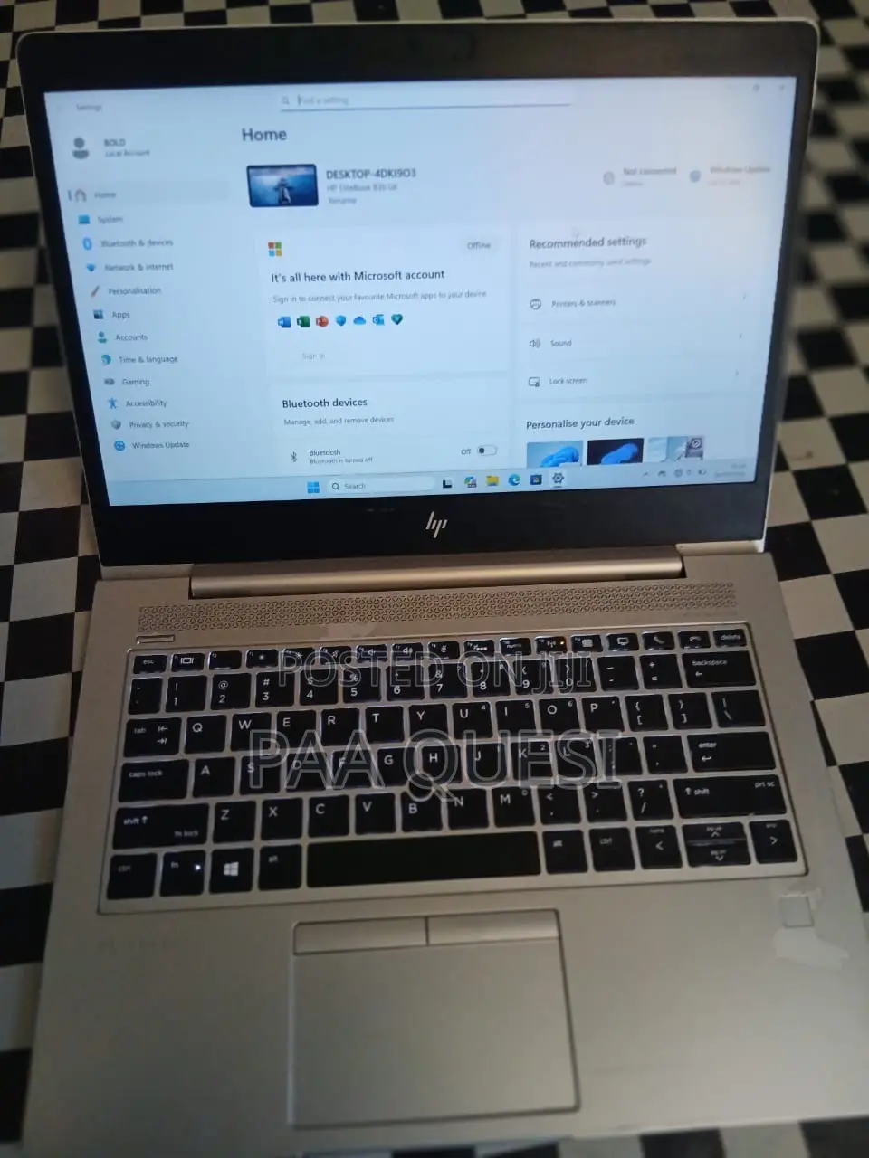 Laptop HP EliteBook 840 G6 8GB Intel Core i5 SSD 256GB