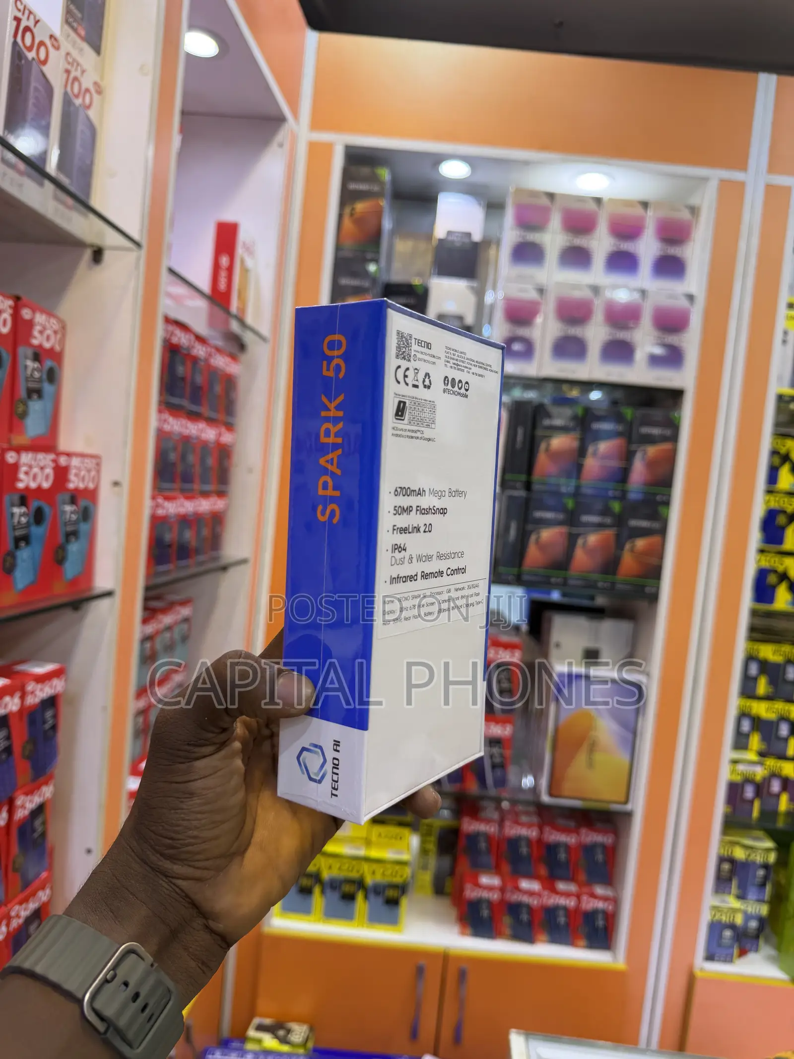 New Tecno Spark 50 128 GB Black