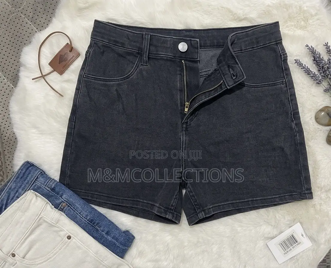 Denim Shorts Black