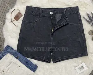 Denim Shorts Black