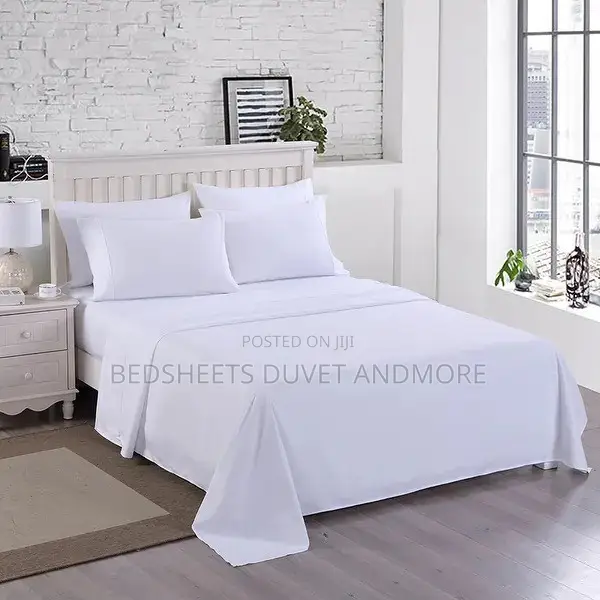 White Fitted Sheet Set