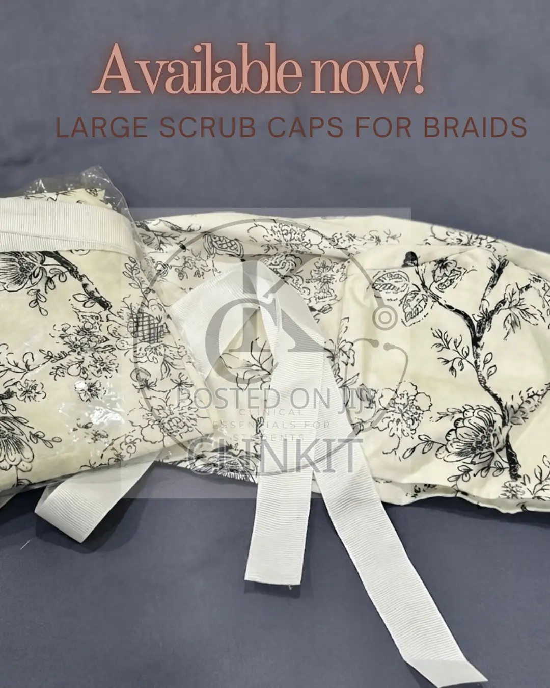 Large Scrub Caps for Braids