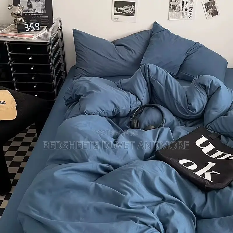 Plain Black Duvet