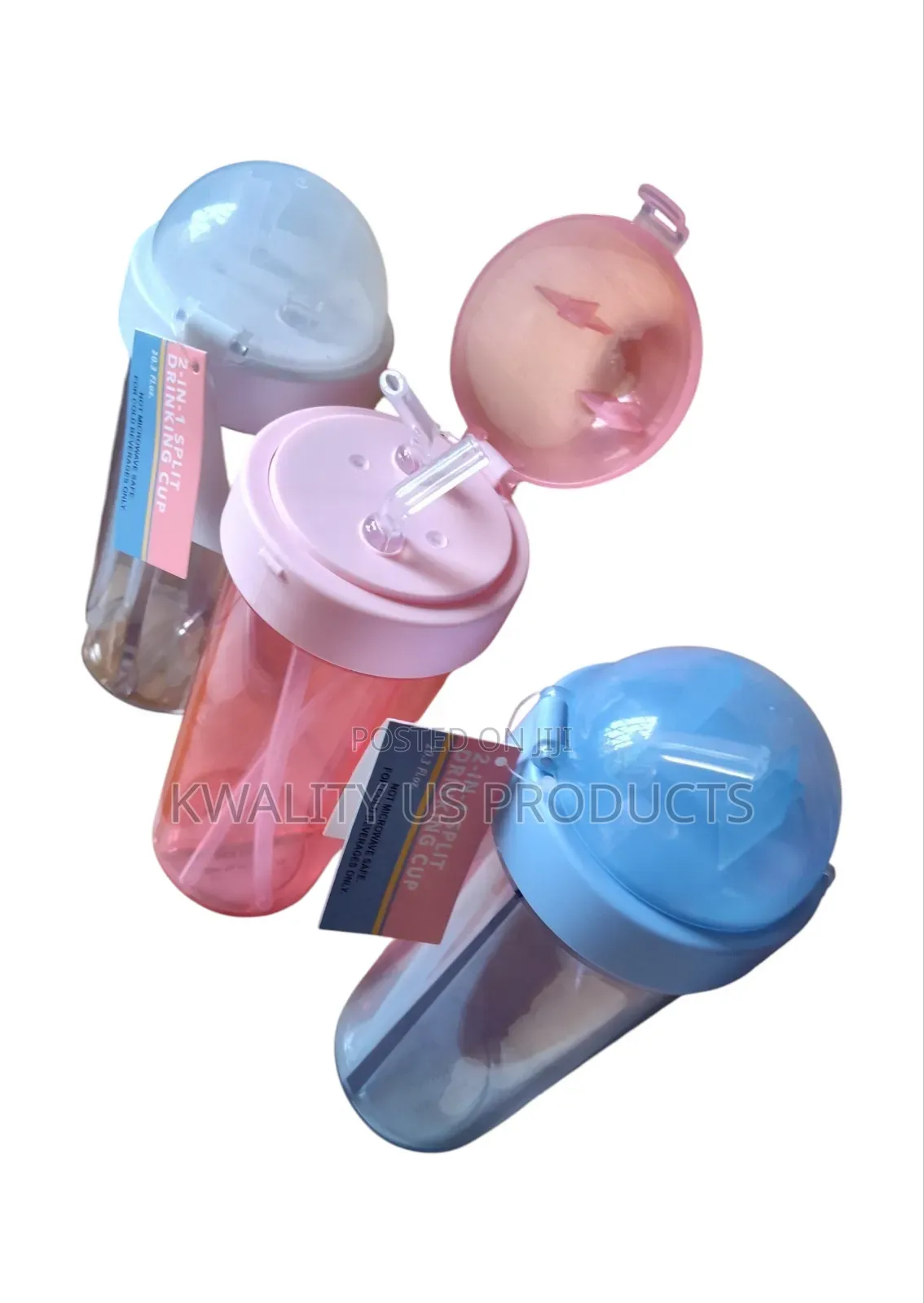 VIVITAR 2-in-1 Split Drinking Bottle - 600 Ml