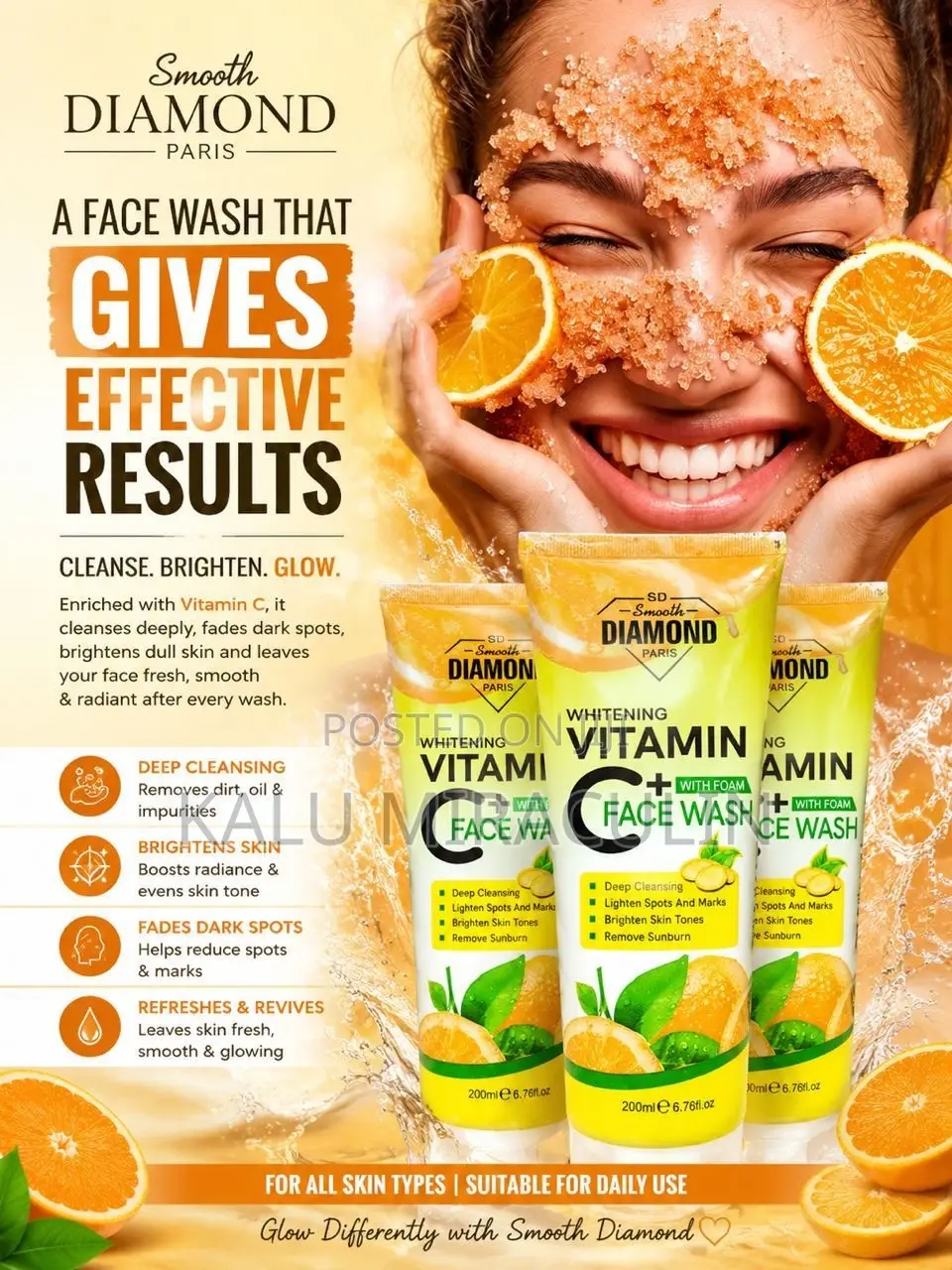 Smooth Diamond Face Wash