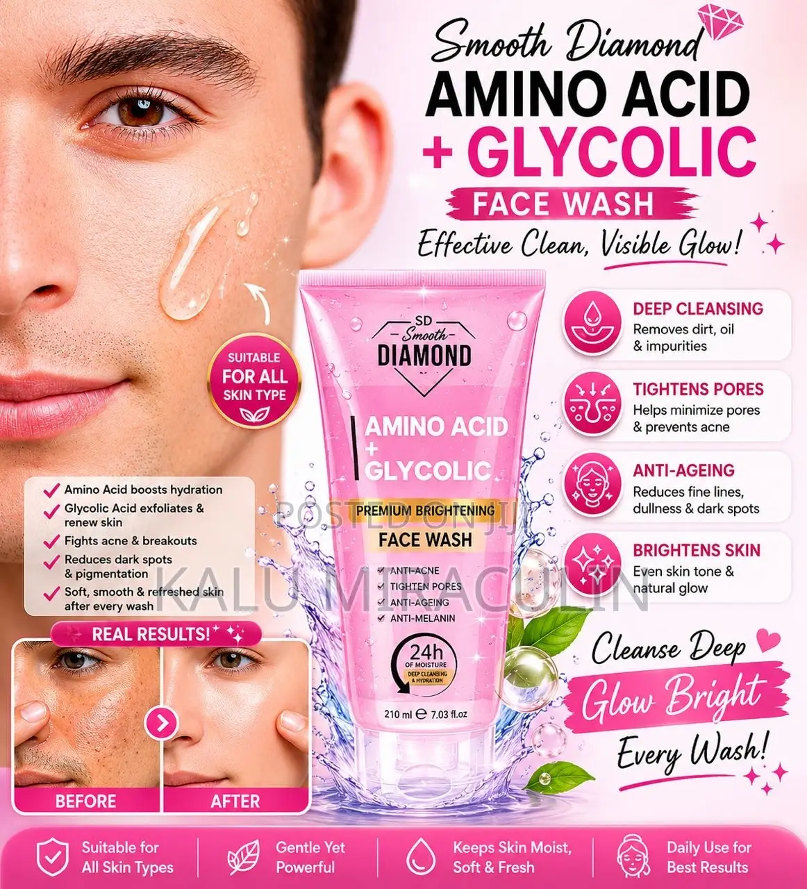 Smooth Diamond Face Wash