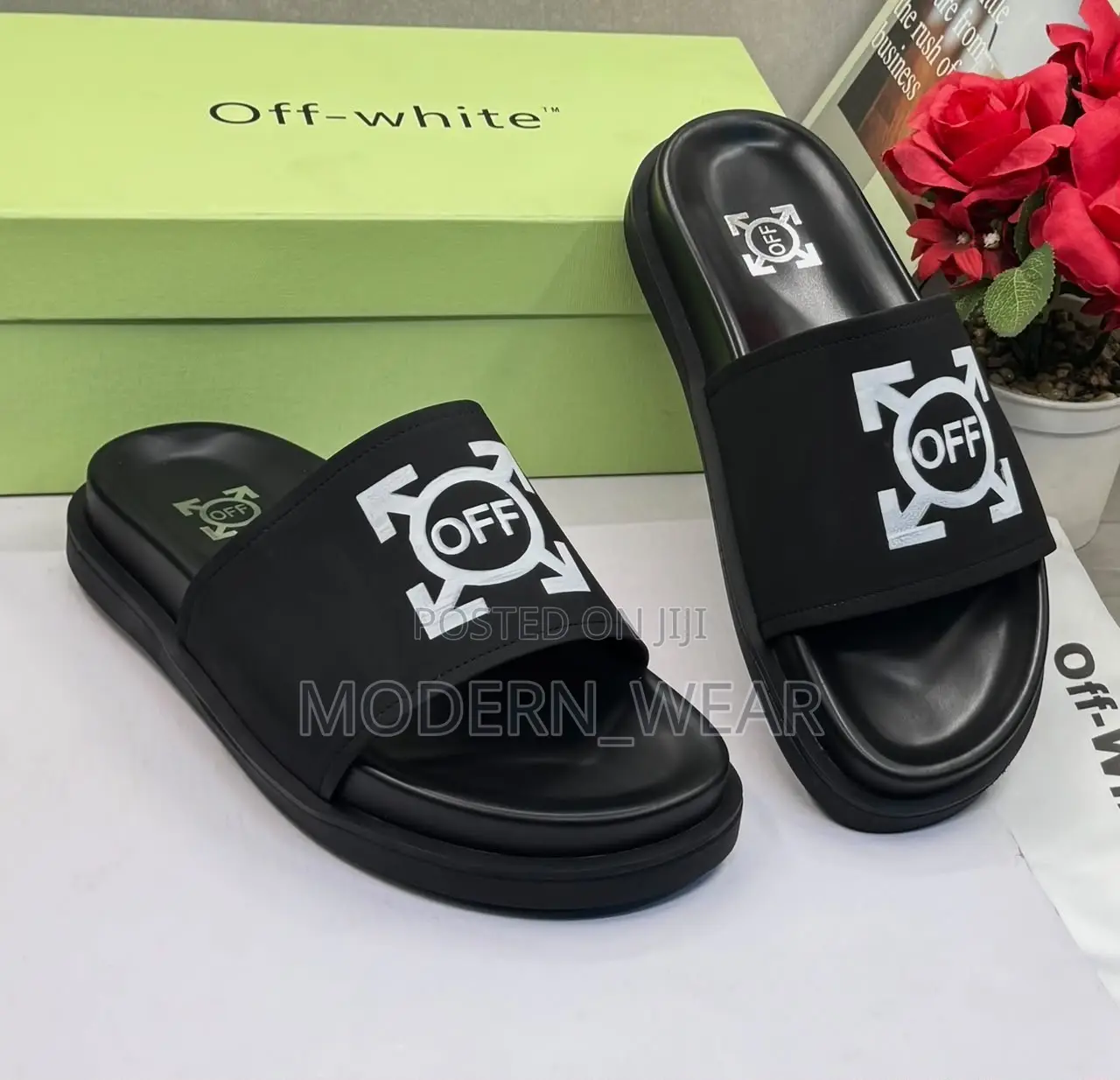 Off White Slippers