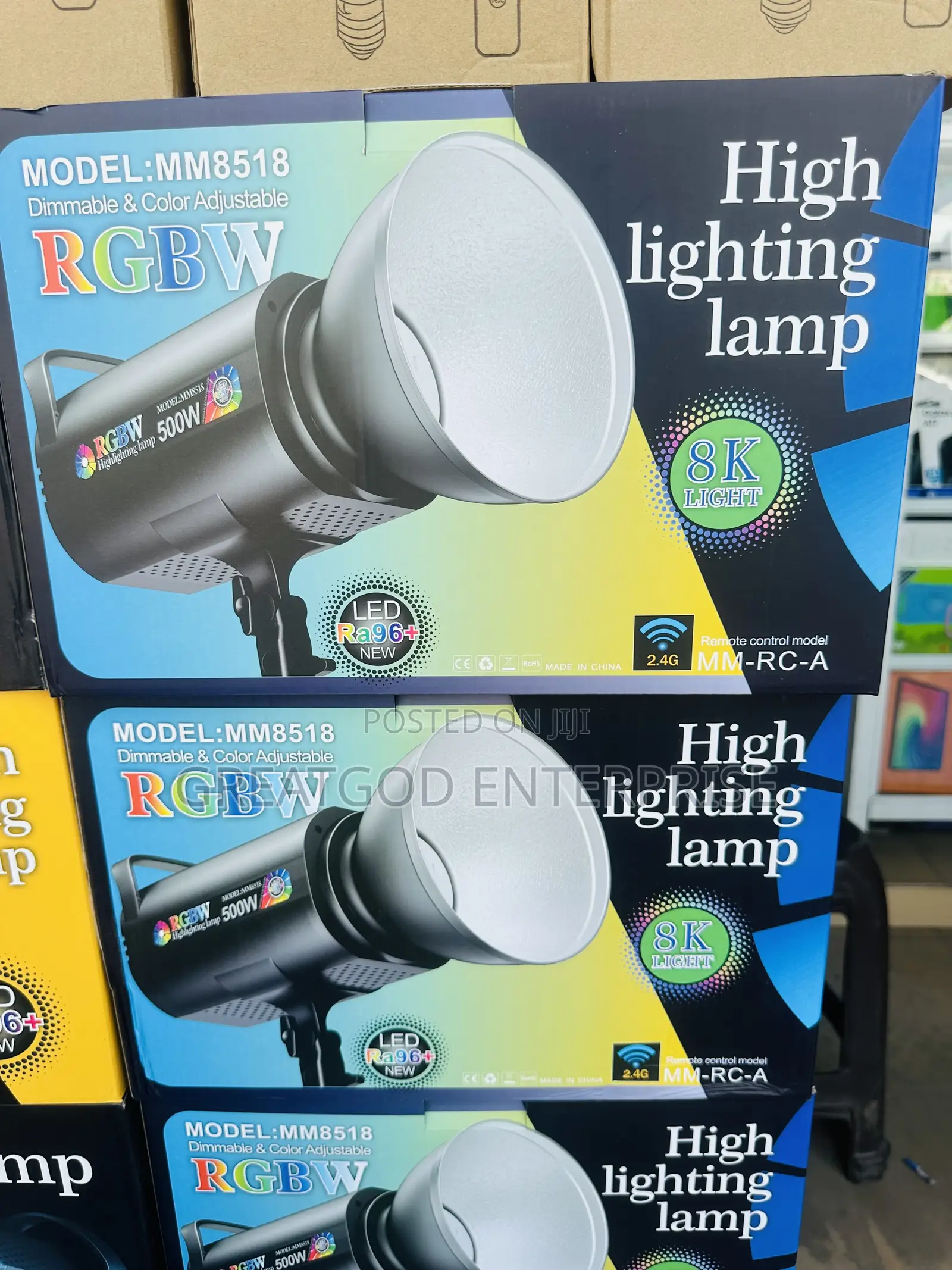 Mm8518 500w RGBW Cob Led Studio Light