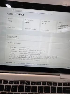 Laptop HP EliteBook X360 1030 G3 16GB Intel Core i7 SSD 512GB