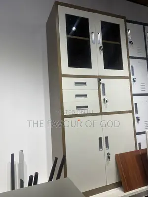 A Well Made Heavy Cabinet With Safe