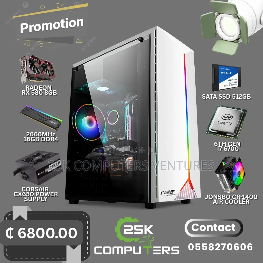 New Desktop Computer Asus 16GB Intel Core i7 SSD 512GB