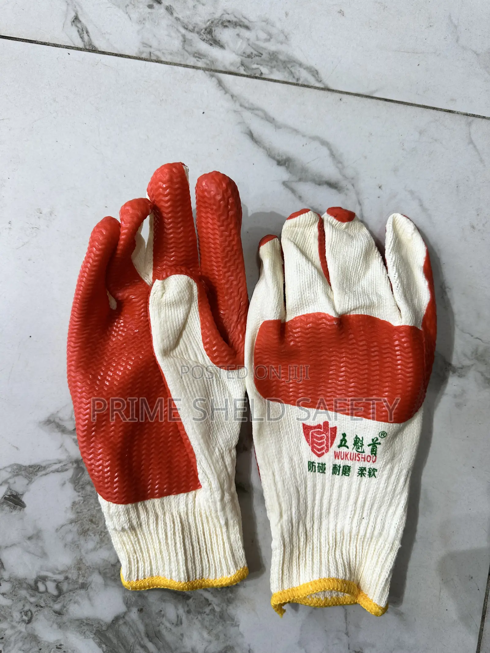 PVC-Coated Safety Work Gloves