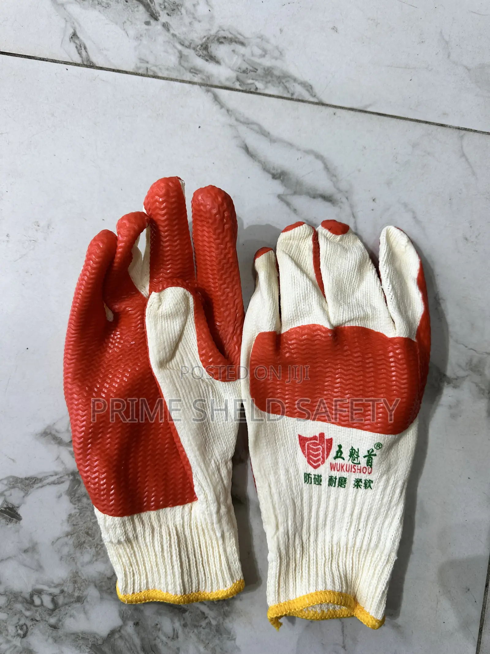 PVC-Coated Safety Work Gloves