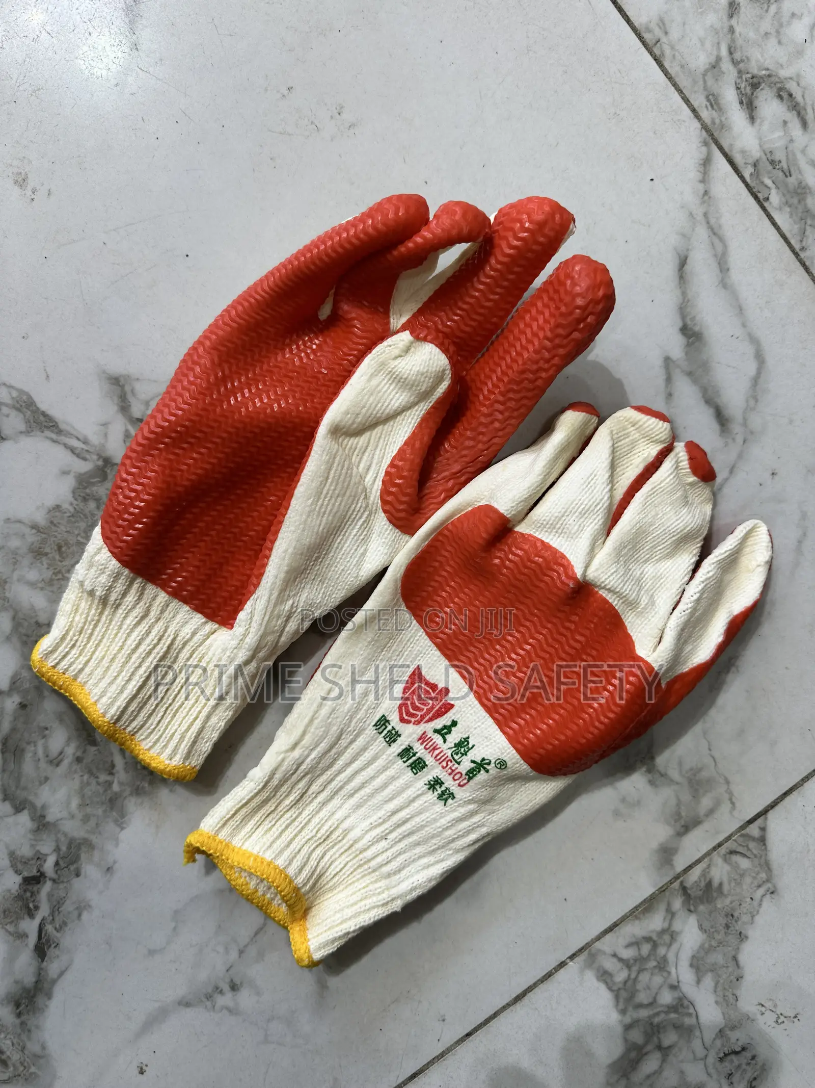 PVC-Coated Safety Work Gloves