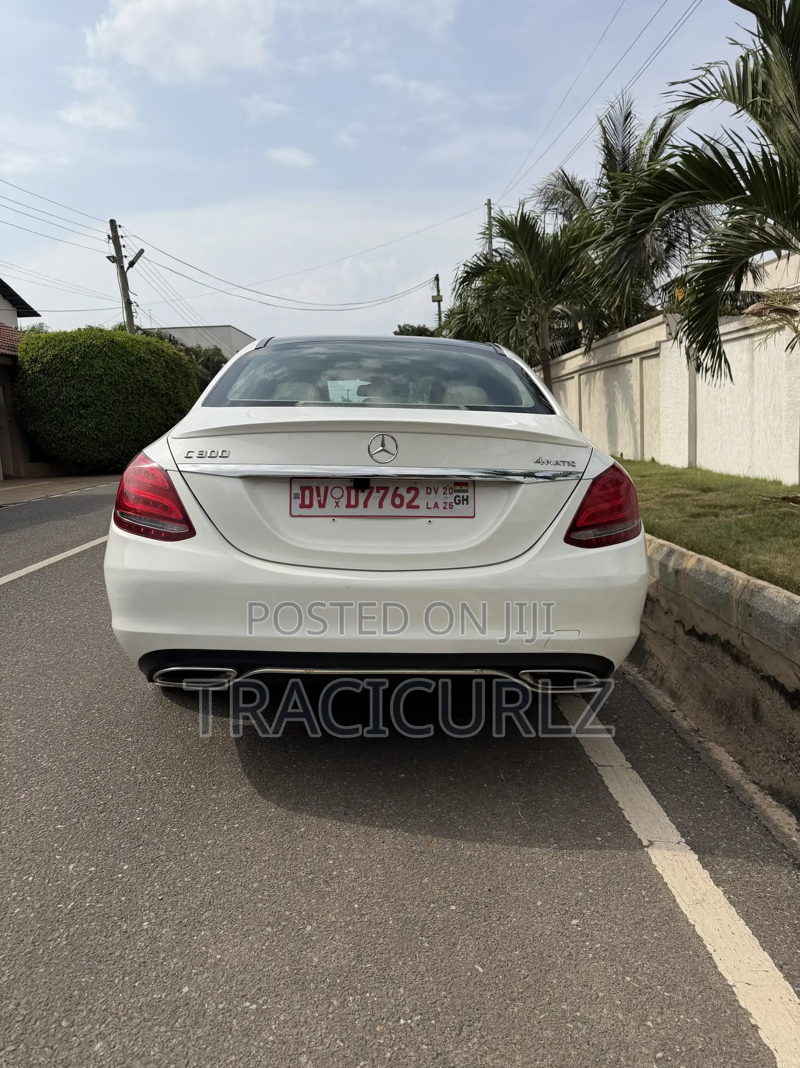 Mercedes-Benz C300 Luxury 4Matic Sedan AWD (2.0L 4cyl 7A) 2016 White