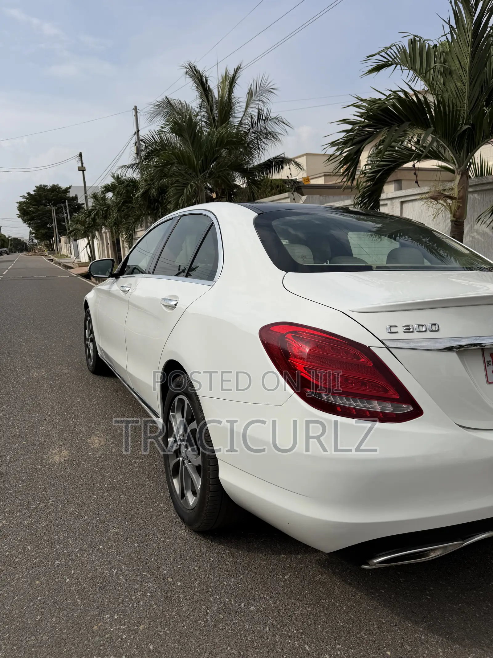 Mercedes-Benz C300 Luxury 4Matic Sedan AWD (2.0L 4cyl 7A) 2016 White