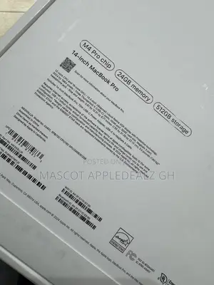 New Laptop Apple MacBook Pro 2024 M4 24GB Apple M4 Pro SSD 512GB