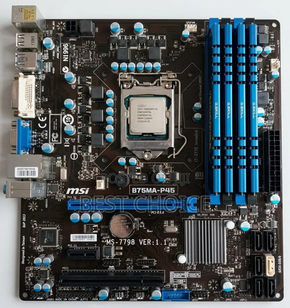 Core I7 3770 X ASUS Motherboard Combo No Rams