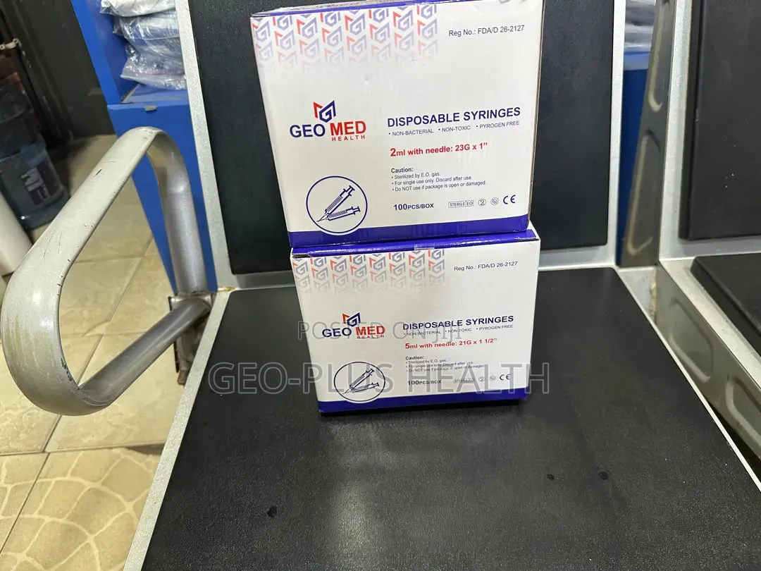 Disposable Syringe and Needle (2ml, 5ml, 10ml and 20 Ml)