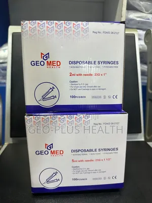 Disposable Syringe and Needle (2ml, 5ml, 10ml and 20 Ml)