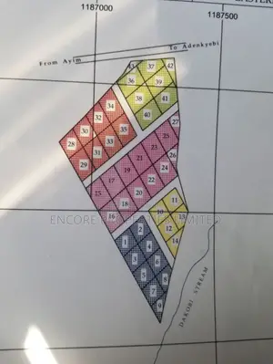 43 Plots of Well-Demarcated, Titled Land at Ayim, Aburi
