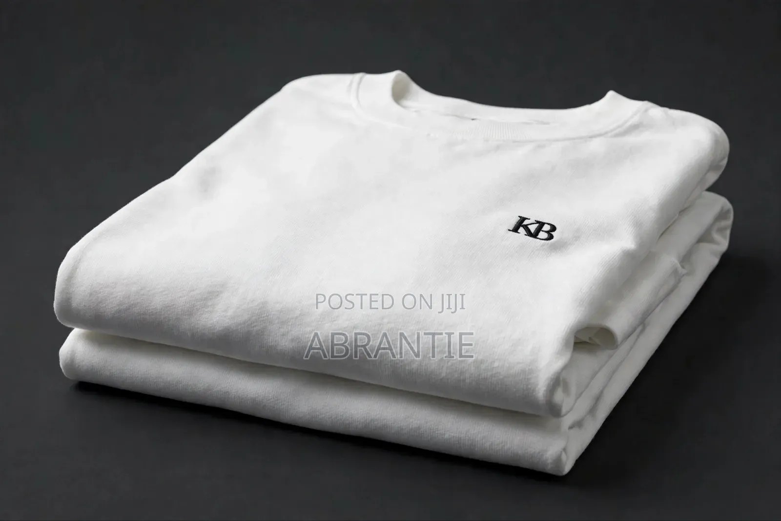Men's Essentials T-Shirt Black - Original Cotton - Kwadaso Basics