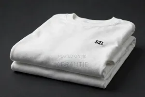 Men's Essentials T-Shirt Black - Original Cotton - Kwadaso Basics