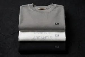 Men's Essentials T-Shirt Black - Original Cotton - Kwadaso Basics