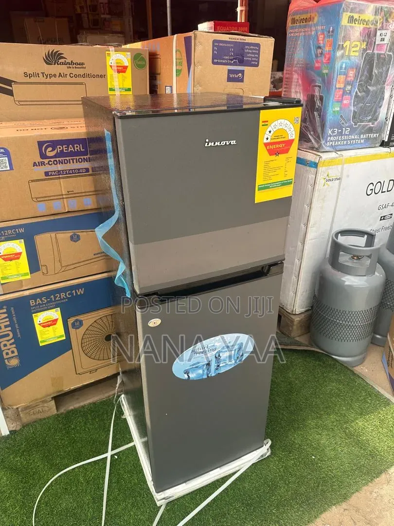 Innova Quality Double Door Fridge 136 Litres