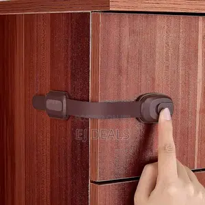 Adjustable Child Cabinet Locks With Strong Adhesive 4 Pieces