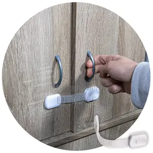 Reusable Child Cabinet Safety Locks 4 Pieces