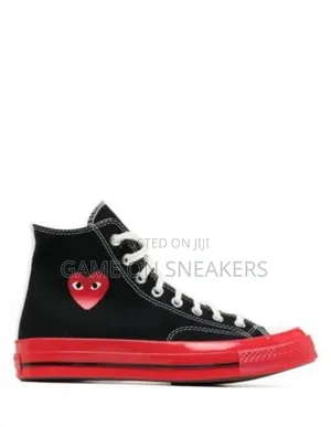 Comme Des Garçons PLAY X Converse Chuck 70 High "Red Sole - Black"