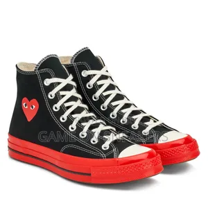 Comme Des Garçons PLAY X Converse Chuck 70 High "Red Sole - Black"