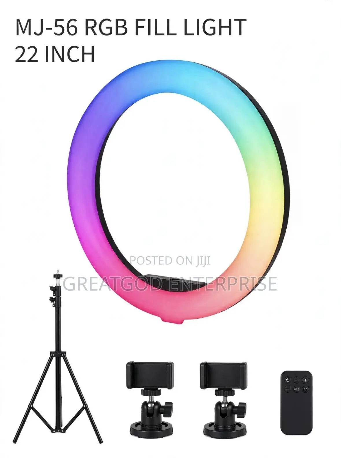 MJ-56 22-Inch RGB Fill Light / Ring Light