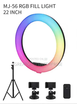 MJ-56 22-Inch RGB Fill Light / Ring Light