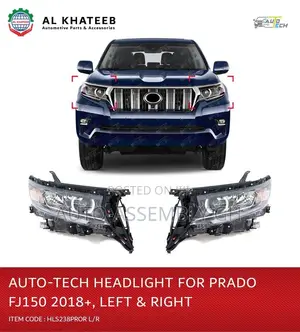 Land Cruiser Prado Headlight PAIR 2018,2019,2020,2021,2022