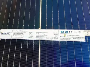 630 Watts Bifacial Solar Panel