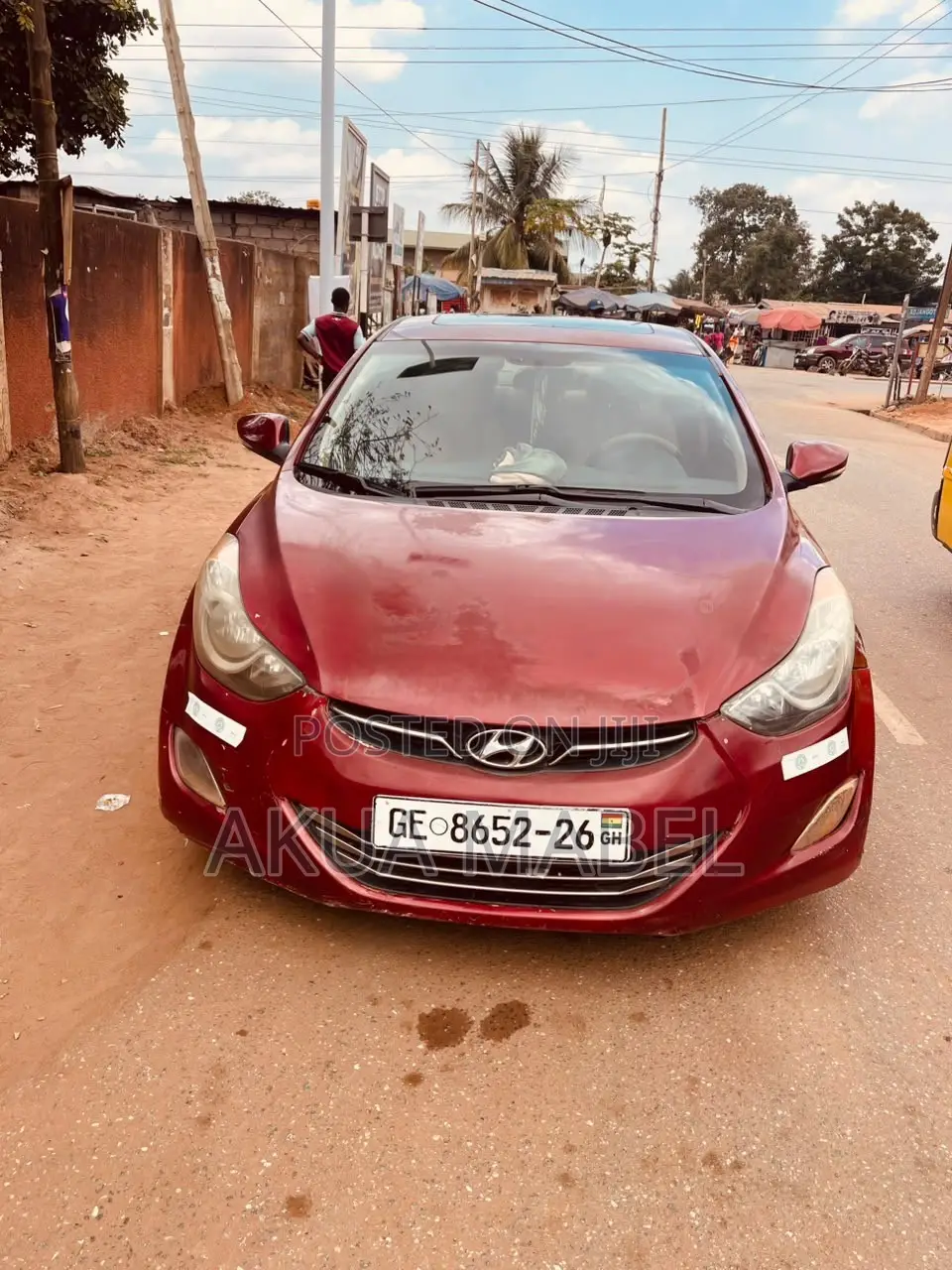 Hyundai Elantra Limited Sedan FWD (1.8L 4cyl 6A) 2013 Red