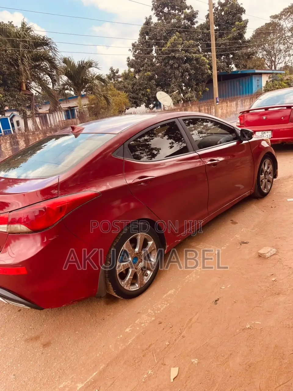Hyundai Elantra Limited Sedan FWD (1.8L 4cyl 6A) 2013 Red
