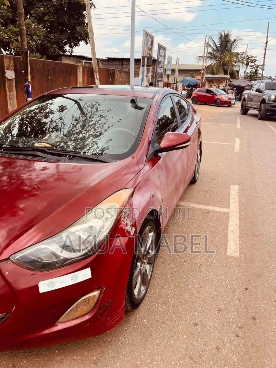 Hyundai Elantra Limited Sedan FWD (1.8L 4cyl 6A) 2013 Red