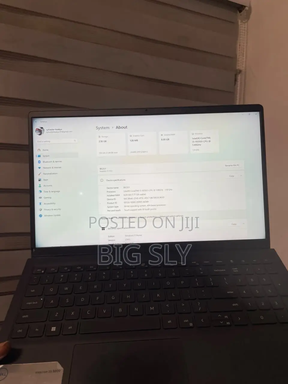 Laptop Dell Inspiron 15 8GB Intel Core i5 SSD 256GB
