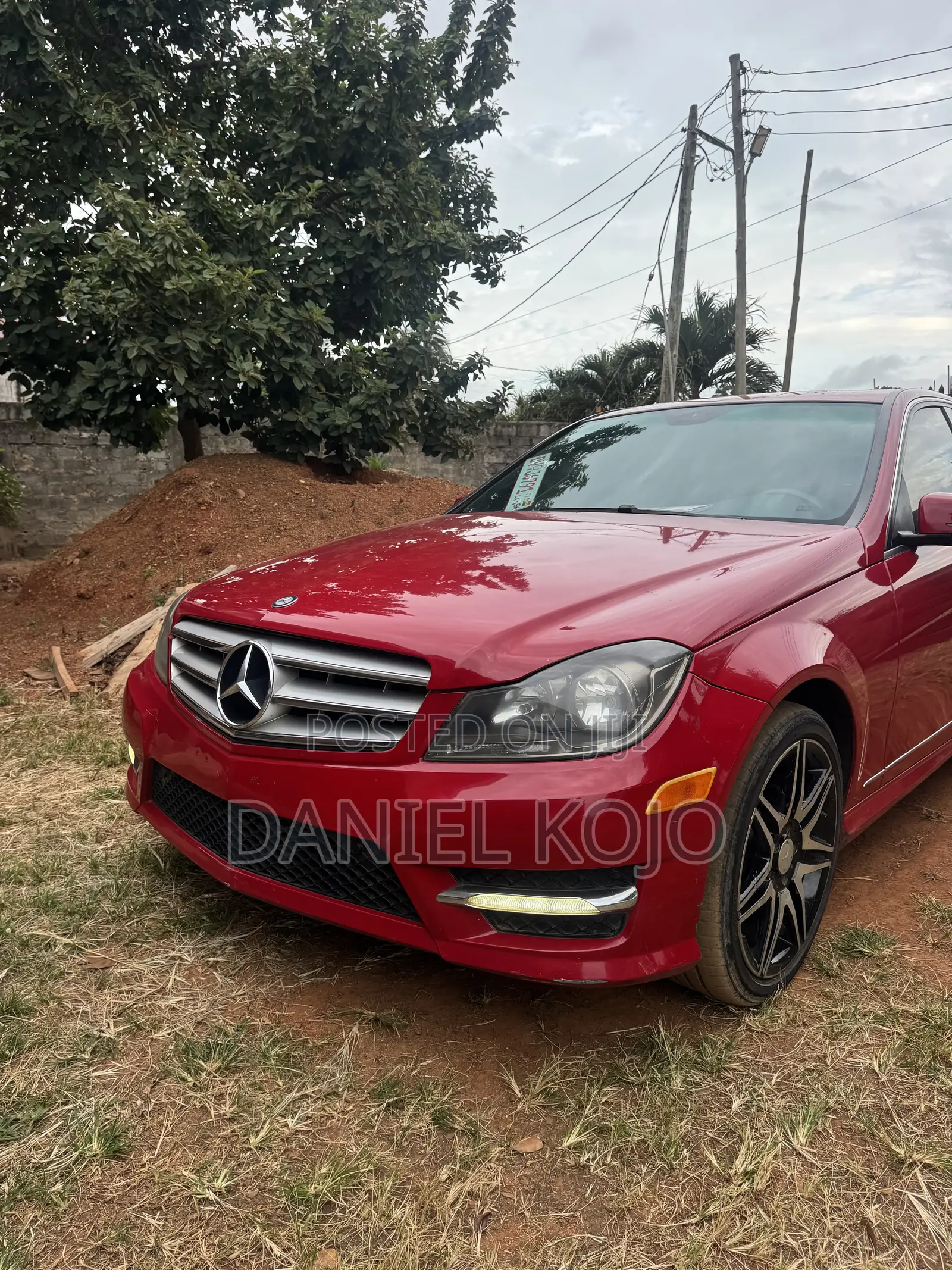 Mercedes-Benz C250 2013 Red