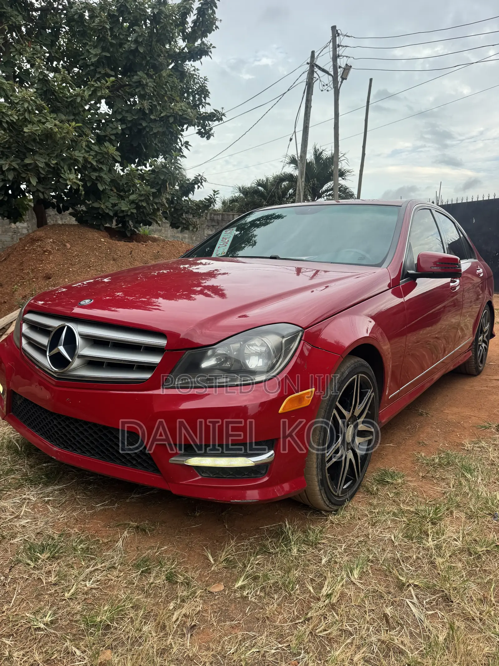 Mercedes-Benz C250 2013 Red