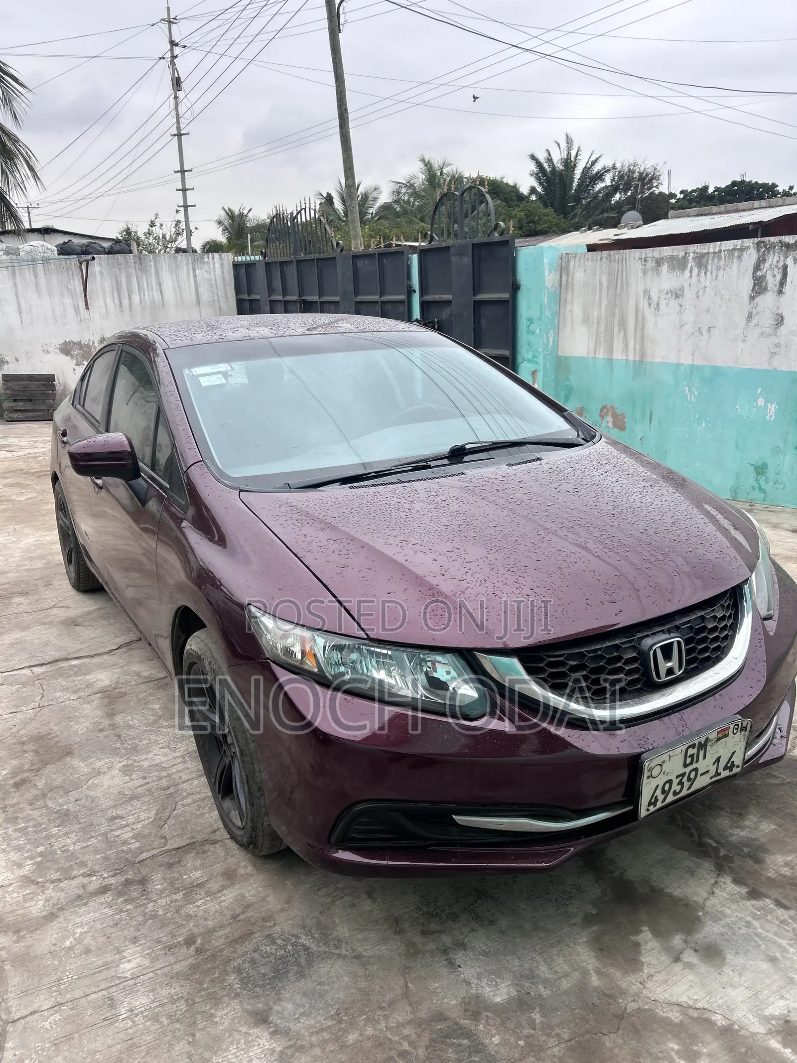 Honda Civic LX 4dr Sedan (1.8L 4cyl 5M) 2014 Burgundy