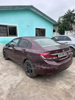 Honda Civic LX 4dr Sedan (1.8L 4cyl 5M) 2014 Burgundy